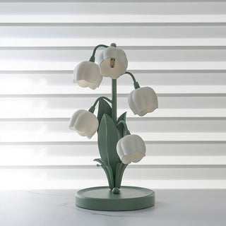 Vnitřní Dekorativní Stolní Lampa | Zelená Design Zvonkové Orchideje