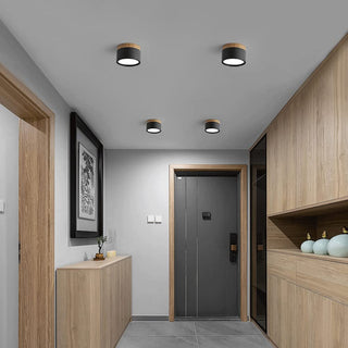 Vnitřní Stropní Svítidlo | Malý Přisazený Válcový LED Design