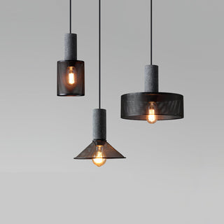 Vnitřní moderní závěsná lampa | Válcový design E27