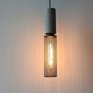 Vnitřní moderní závěsná lampa | Válcový design E27