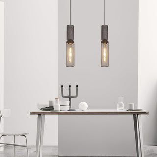 Vnitřní moderní závěsná lampa | Válcový design E27