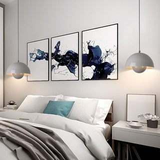 Vnitřní Moderní Závěsná Lampa | Polokoule LED Design