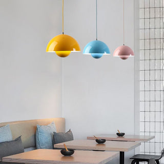 Vnitřní Moderní Závěsná Lampa | Polokoule LED Design