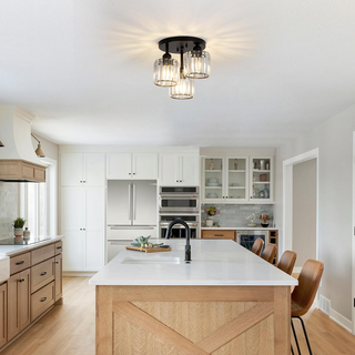 Vnitřní Křišťálové Stropní Svítidlo | Polopřisazený Moderní LED Design