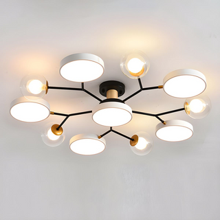 Vnitřní moderní stropní lampa | Větvový LED design G9
