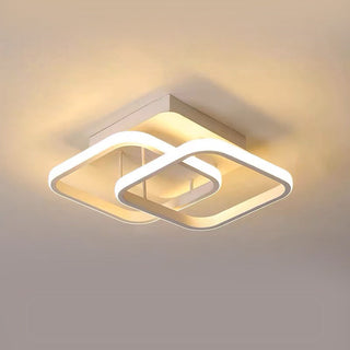 Vnitřní Stropní Svítidlo | LED Zakřivený Kovový Rám