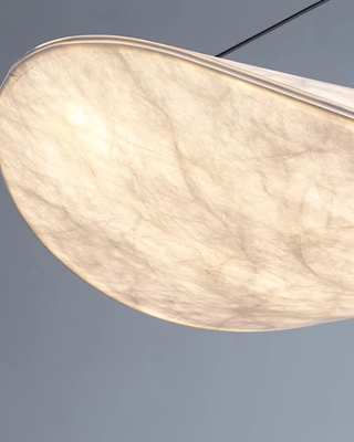 Vnitřní Japonský Závěsná Lampa | Moderní Listový Bílá Návrh E27