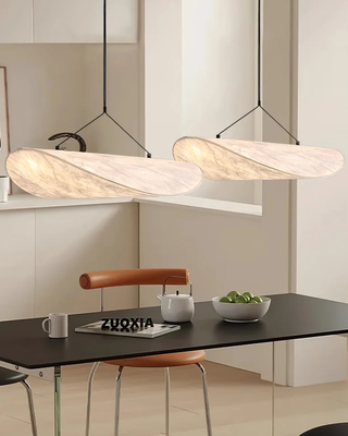 Vnitřní Japonský Závěsná Lampa | Moderní Listový Bílá Návrh E27