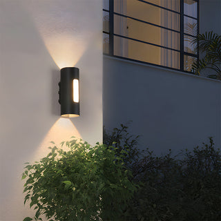 Venkovní Nástěnné Svítidlo | Černá Moderní Kulatý LED Design