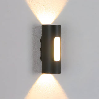 Venkovní Nástěnné Svítidlo | Černá Moderní Kulatý LED Design