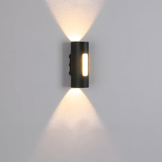 Venkovní Nástěnné Svítidlo | Černá Moderní Kulatý LED Design