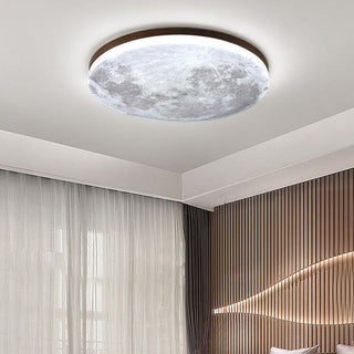 Vnitřní Stropní Svítidlo | Kulatý LED Měsícem Design