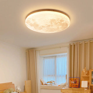 Vnitřní Stropní Svítidlo | Kulatý LED Měsícem Design