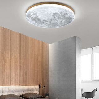 Vnitřní Stropní Svítidlo | Kulatý LED Měsícem Design