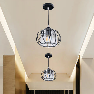 Vnitřní LED Závěsná Lampa | Chodba Černá Návrh