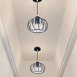 Vnitřní LED Závěsná Lampa | Chodba Černá Návrh