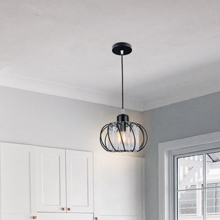Vnitřní LED Závěsná Lampa | Chodba Černá Návrh