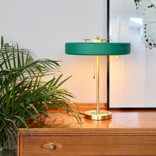 Vnitřní Moderní Stolní Lampa | Retro Kovové LED Stínidlo