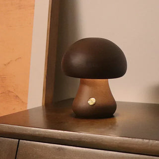 Vnitřní LED Stolní Lampa | Dekorativní Houbový Design