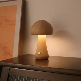 Vnitřní LED Stolní Lampa | Dekorativní Houbový Design
