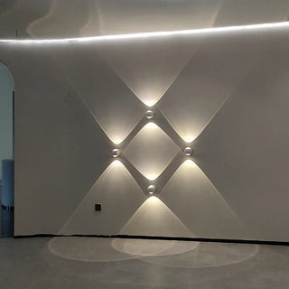 Vnitřní Moderní Nástěnná Lampa | Mosazný Kulatý LED Návrh