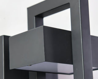 Venkovní Nástěnné Svítidlo | Černá Moderní Geometrický LED Rám