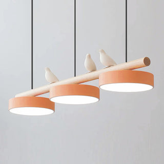 Vnitřní Závěsné Svítidlo | Moderní LED Dekorativní Lustr s Ptáčky