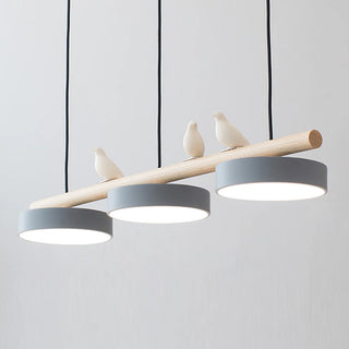 Vnitřní Závěsné Svítidlo | Moderní LED Dekorativní Lustr s Ptáčky