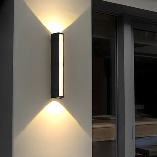 Venkovní Nástěnné Svítidlo | LED Up & Down Černá Lampa