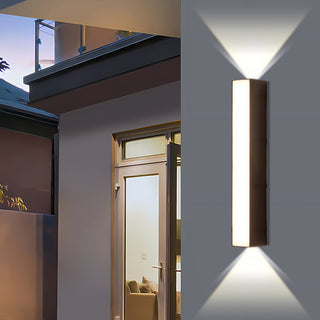 Venkovní Nástěnné Svítidlo | LED Up & Down Černá Lampa