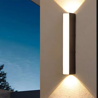Venkovní Nástěnné Svítidlo | LED Up & Down Černá Lampa