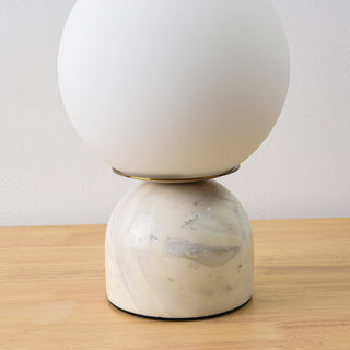 Vnitřní Moderní Stolní Lampa | Dekorativní Mramorový Koule Design