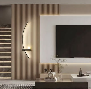 Vnitřní Moderní Nástěnné Svítidlo | Zakřivený LED Design