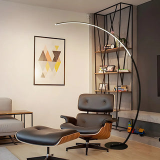 Vnitřní moderní oblouková stojací lampa | LED design