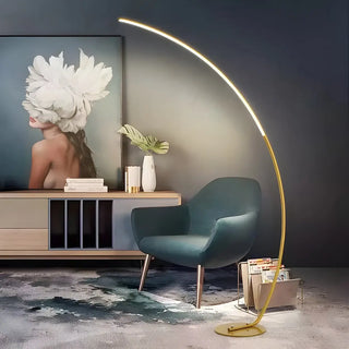 Vnitřní moderní oblouková stojací lampa | LED design