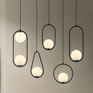 Vnitřní Moderní Závěsné Svítidlo | Geometrické Design E14
