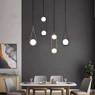 Vnitřní Moderní Závěsné Svítidlo | Geometrické Design E14