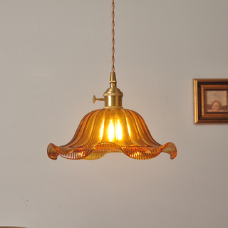 Vnitřní dekorativní závěsná lampa | Květinový design E27