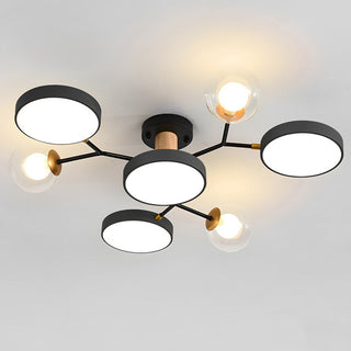 Vnitřní moderní stropní lampa | Větvový LED design G9