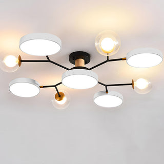 Vnitřní moderní stropní lampa | Větvový LED design G9