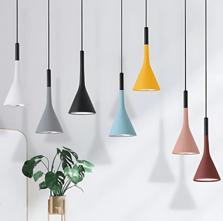 Vnitřní Moderní Závěsné Svítidlo | Kovový Kuželový Minimalistický LED Návrh