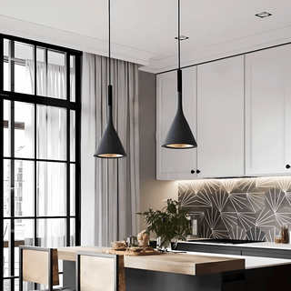 Vnitřní Moderní Závěsné Svítidlo | Kovový Kuželový Minimalistický LED Návrh
