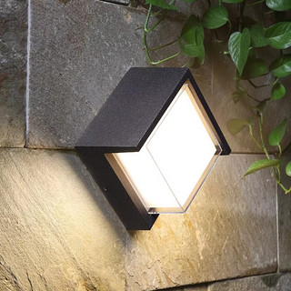 Venkovní Moderní Nástěnné Svítidlo | Černá LED Senzor Pohybu