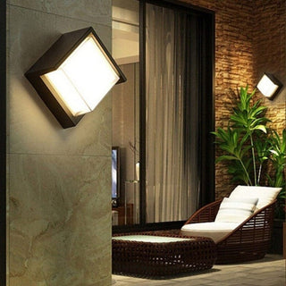 Venkovní Moderní Nástěnné Svítidlo | Černá LED Senzor Pohybu