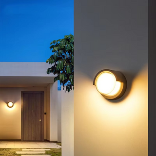 Venkovní Moderní Nástěnné Svítidlo | Černá LED Senzor Pohybu