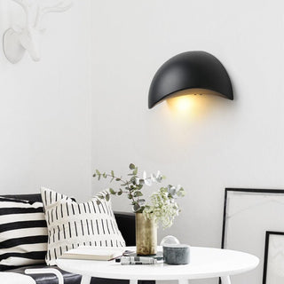 Vnitřní Nástěnné Světlo | Minimalistické Půlkruhové LED Světlo