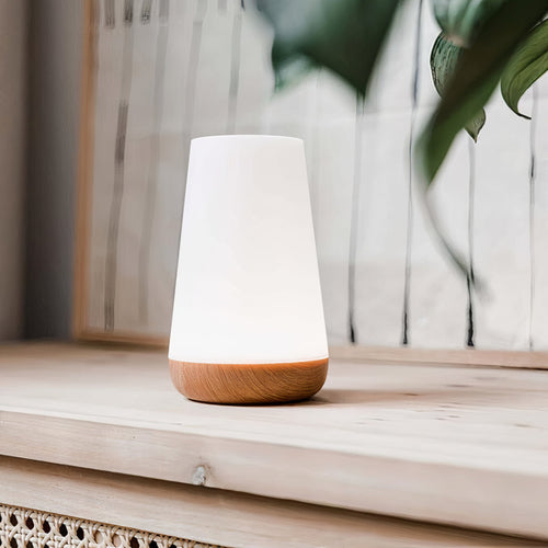 Vnitřní Noční LED Stolní Lampa | Bílá Moderní Dotyková Design