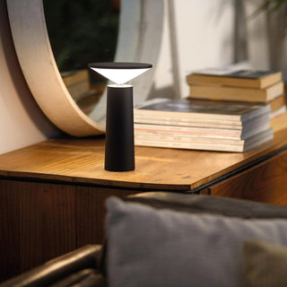 Vnitřní Moderní stolní lampa | Otočná Bezdrátová LED Design