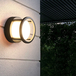 Venkovní Nástěnné a Zahrada Svítidlo | LED Víceúčelová Černá Lucerna