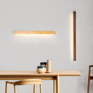 Vnitřní Nástěnné Svítidlo | Moderní Lineární Dřevěné LED Světlo